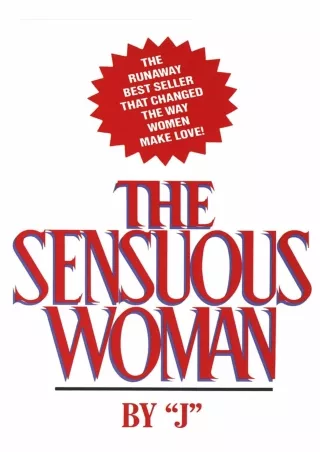 PDF/READ/DOWNLOAD The Sensuous Woman epub