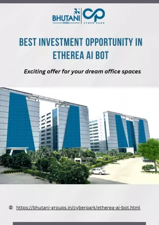 Best Investment Opportunity In Etherea AI Bot