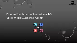 Enhance Your Brand with Marriottsville's Social Media Marketing Agency