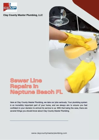 Get the Affordable Sewer Line Repairs in Neptune Beach FL