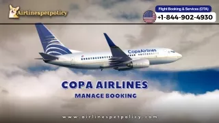 How Can I Manage my Flight Booking on Copa Airlines?