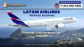 How Do I Manage My Latam Airlines Booking?