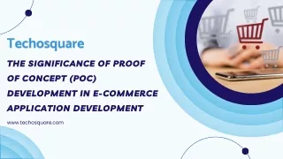 The Significance of Proof of Concept (PoC) Development in E-commerce Application Project Development