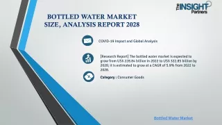 Bottled Water Market Size, Analysis Report 2028