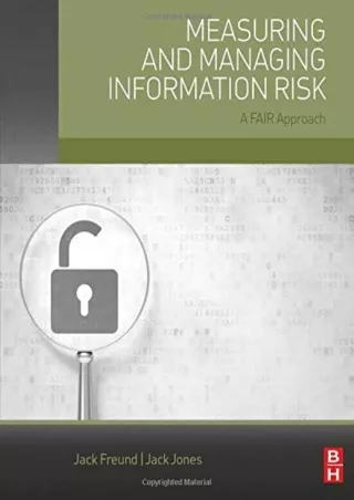 PDF_ Measuring and Managing Information Risk: A FAIR Approach