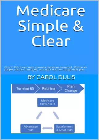 Read ebook [PDF] Medicare Simple & Clear: For those turning 65 or retiring. Over 100 of your