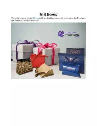 Gift Boxes