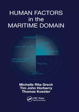 Read ebook [PDF] Human Factors in the Maritime Domain