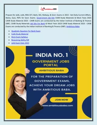 Jaiib Exam Date 2023