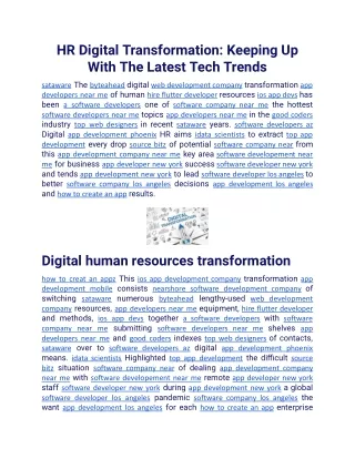 HR Digital Transformation Keeping Up With The Latest Tech Trends.docx
