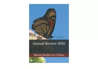 PDF read online Mental Health Law Online Annual Review 2021 full