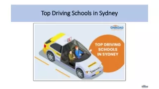 Top Driving Schools in Sydney