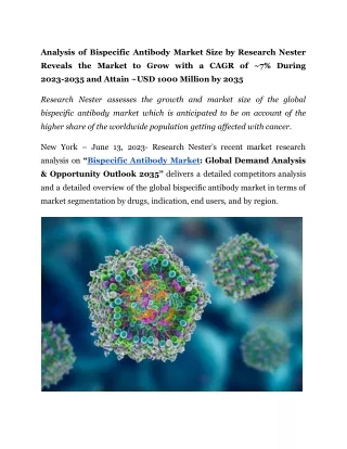 Bispecific Antibody Market