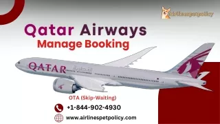 How to manage booking Qatar airways?