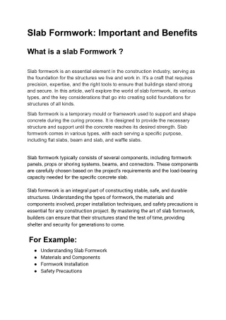 Slab Formwork_ important and benefits  (1)