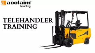 Master Telehandler Training for Enhanced Workplace Safety - Acclaim Handling