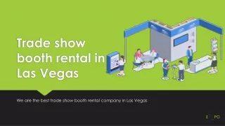 Trade show booth rental company in Las Vegas