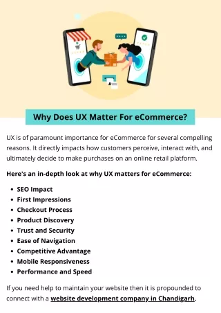 Why Does UX Matter For eCommerce?