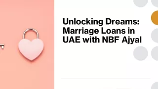 Marriage Loans