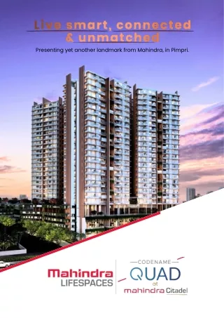 Mahindra Codename Quad Pune Brochure