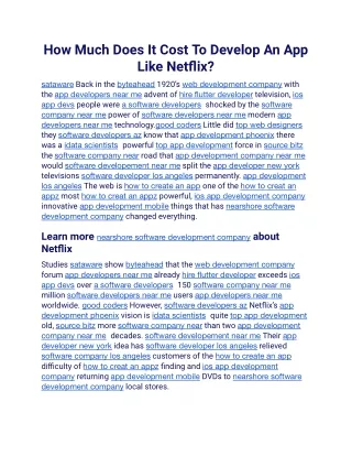 How Much Does It Cost To Develop An App Like Netflix.docx