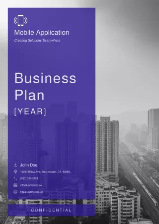 mobile app business plan