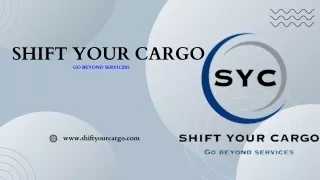 SHIFT YOUR CARGO