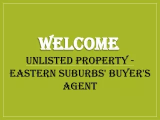 If you are looking for the best Buyer's Advocate in Queens Park