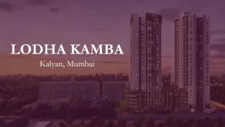 Lodha Kamba Kalyan Brochure