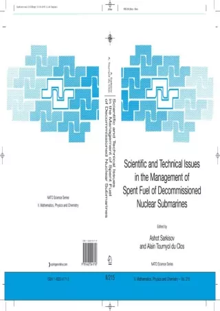 [PDF] READ] Free Scientific and Technical Issues in the Management of Spent Fuel