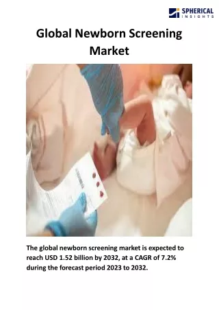 Global Newborn Screening Market