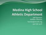 Medina High School Athletic Department