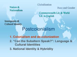 Postcolonialism