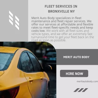 Fleet Services in Bronxville NY