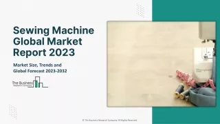 Uncover the Latest Trends in the 2023 Sewing Machine Market