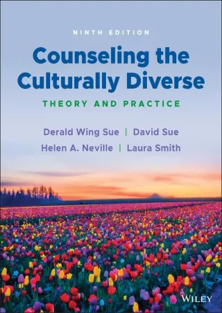 Download Book [PDF] Counseling the Culturally Diverse: Theory and Practice