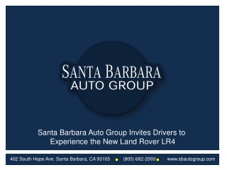 Santa Barbara Auto Group Invites Drivers to Experience the N