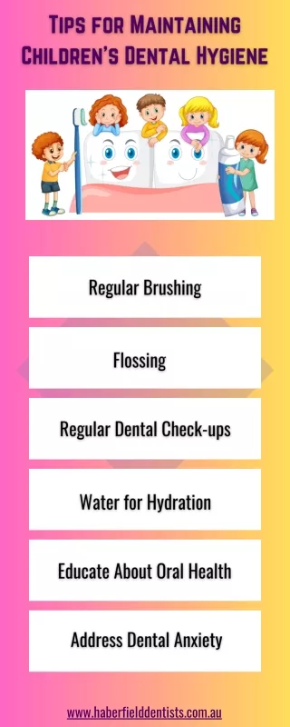 Tips for Maintaining Children's Dental Hygiene