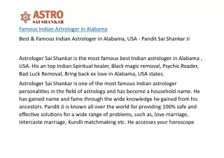 Best Astrologer In Alabama