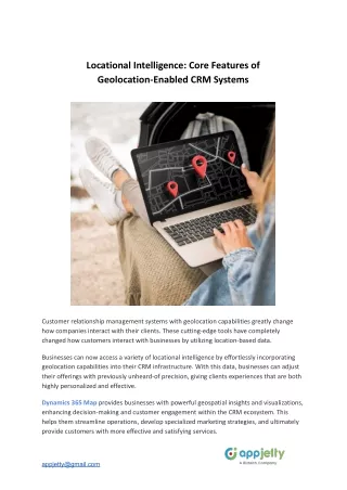 AppJetty_ Microblog_ Locational Intelligence_ Core Features of Geolocation-Enabled CRM Systems