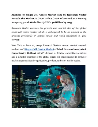 Single-Cell Omics Market