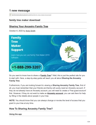 Family Tree Maker Download