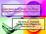 Green Beans Ice Cream: The Recipe for behavior based employee ...