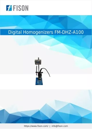 Digital-Homogenizers