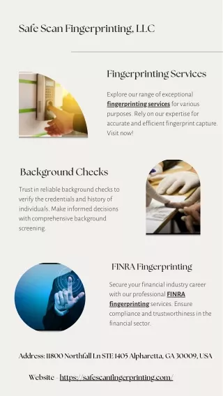 Fingerprinting Services