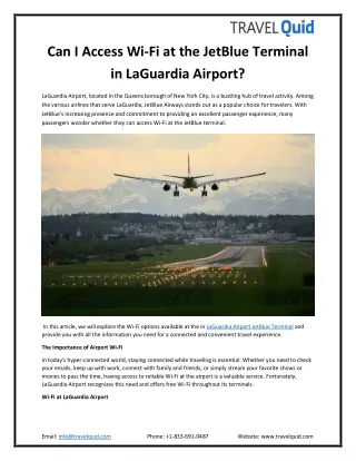 LaGuardia Airport JetBlue Terminal: Your Gateway to Seamless Travel