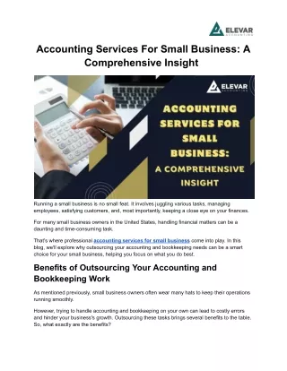 Accounting Services For Small Business_ A Comprehensive Insight