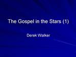 The Gospel in the Stars 1