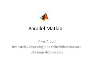 Parallel Matlab