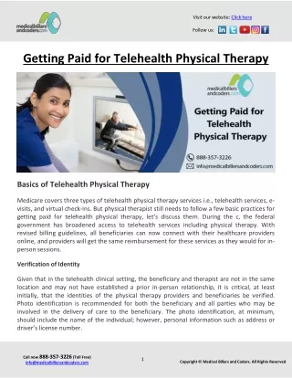 Getting Paid for Telehealth Physical Therapy